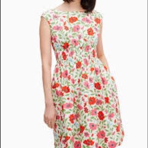 Kate Spade cap sleeve floral bloom dress.